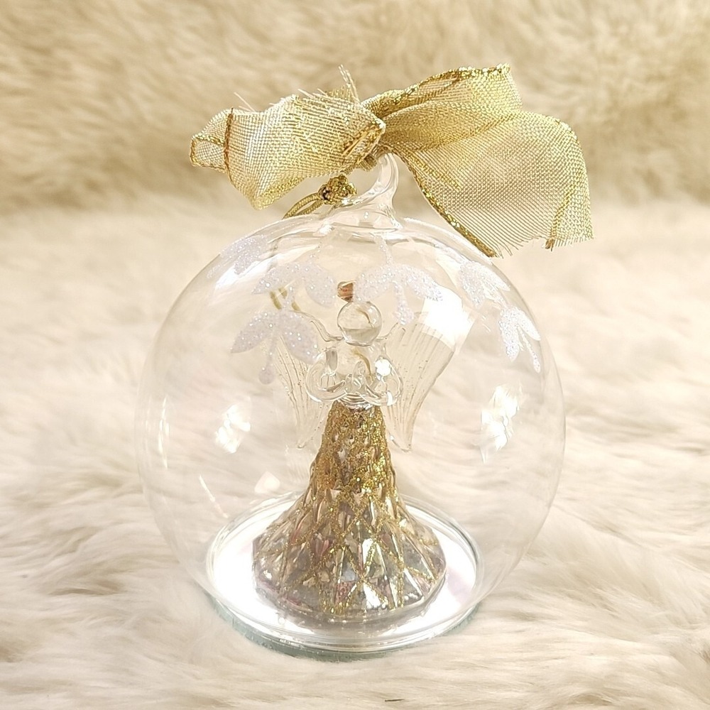 Lenox Wonder Ball Angel Lit Christmas Ornament Color Changing With Box